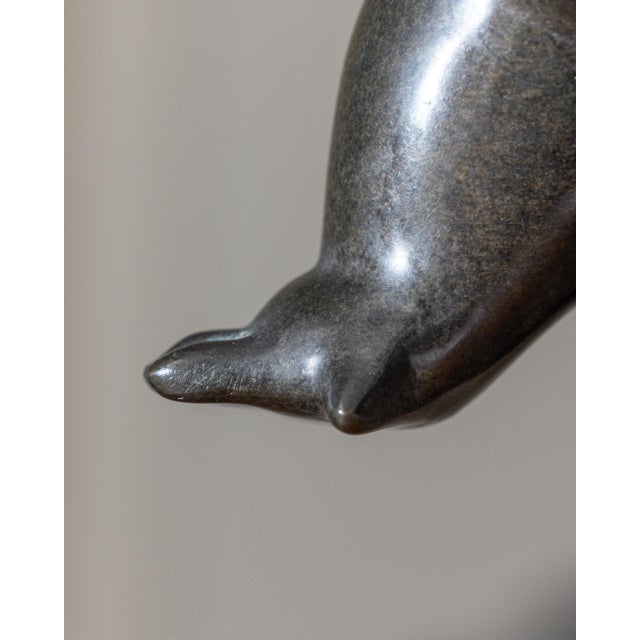 Large-Scale Signed Bronze "Sumo Wrestler" Sculpture, Signed Yuri, 2005 For Sale - Image 10 of 18
