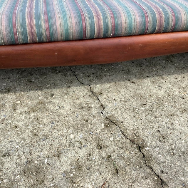 Wood 1950s MCM Vintage Signed Adrian Pearsall Mid Century Modern Sofa For Sale - Image 7 of 12