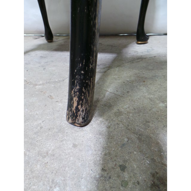 Rococo Style Oriental Painted Arm Chairs For Sale - Image 10 of 12