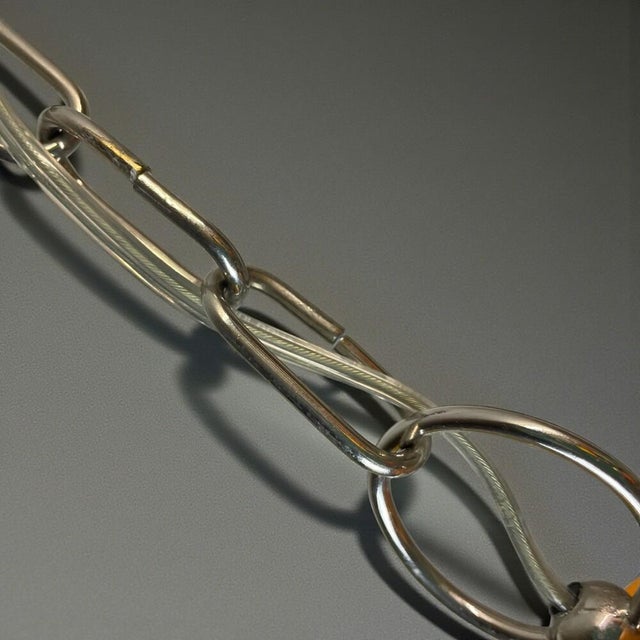 Mid-Century Modern Four-Light Murano Glass Chandelier, 1970s For Sale - Image 11 of 13