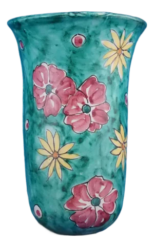 20th Century Ceramic Humidifier Planter by the Icav for Icam Factory, Vietri, Italy, 1920s