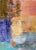 Oil on paper (Monotype) abstracted still-life by Anita Benarde (American, 20th century). Circa 2006. Signed "Anita...