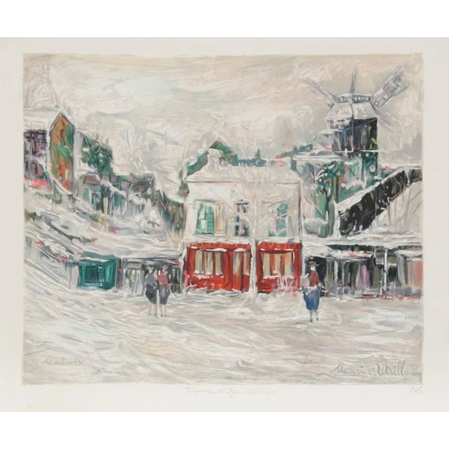 Maurice Utrillo - Montmarte Lithograph For Sale