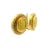 Evoking the grandeur of ancient Greece, these exquisite Italian 18K yellow gold earrings feature finely detailed...