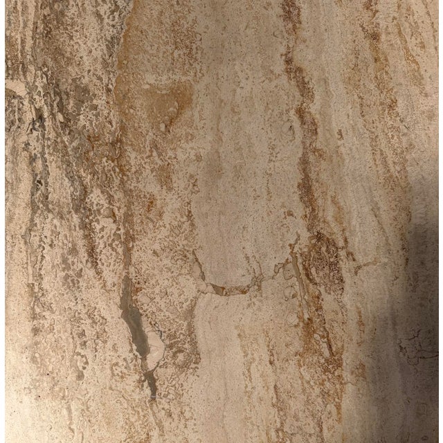 Vintage Travertine Coffee Table, 1980s For Sale - Image 4 of 5