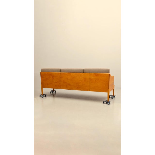 3-Seater Sofa by Carl Malmsten for O.H. Sjögren, 1960s, in Good conditions. Designed 1960 to 1969 This piece is attributed...