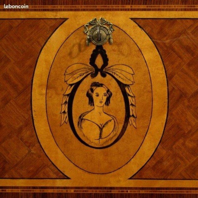 Louis XVI Style Bargueno Secretary Cabinet in Precious Wood Marquetry For Sale - Image 3 of 6
