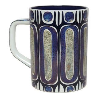 Danish Ceramic Fajence Oversized "Tenera" Mug / Vase German by Royal Copenhagen For Sale