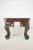 Mid 20th Century Chippendale Carved Wooden Sofa Accent Table For Sale - Image 16 of 16