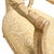 French Louis XVI Medallion Back Armchair With Crème-Peinte Distressed Finish For Sale - Image 12 of 17
