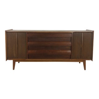 Mid Century Modern Lane Rhythm Credenza With 3 Drawers For Sale