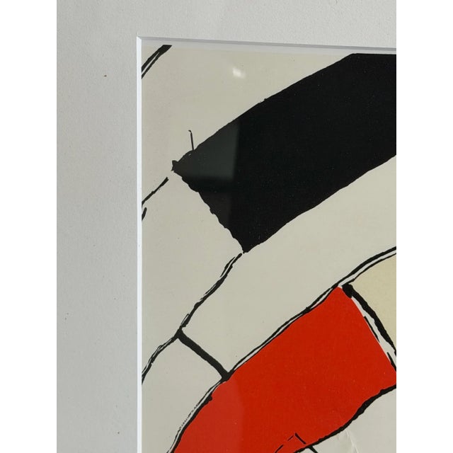 Abstract Alexander Calder Style Abstract Spiral Art Print – 1970s Primary Colors For Sale - Image 3 of 8