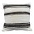 Turkish Hemp Pillow Cushion Natural Beige Black Cushion Cover 20"x20" For Sale