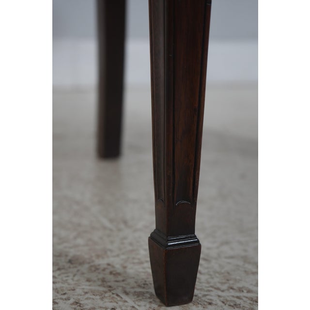 Set of Six Stickley Shield Back Mahogany Dining Room Chairs For Sale - Image 9 of 18