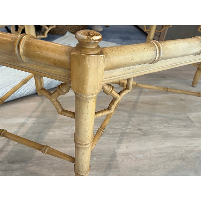 Vintage Allegro Octagonal Coffee Table Attributed to Thomasville For Sale - Image 12 of 12