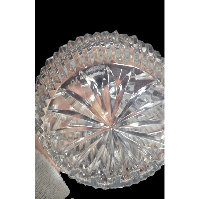 Transparent Late 20th Century Marquis by Waterford Clear Crystal Barcelona Decanter For Sale - Image 8 of 10