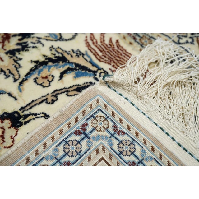 Ivory Vintage Nain Rug 4'5'' x 7'11'' For Sale - Image 8 of 9