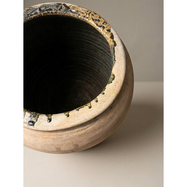 Rustic Large Vintage Spanish Terracotta Jar, 1970s For Sale - Image 3 of 5