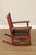Mission Style Antique Oak Rocking Chair For Sale - Image 9 of 12