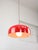 Guzzini Big Space Age Red Pendant Lamp from Guzzini, 1960s For Sale - Image 4 of 18