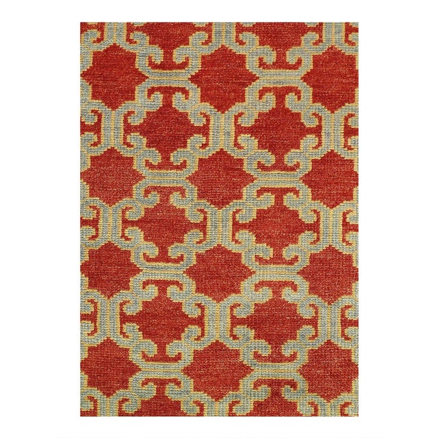 This rug is a unique piece of world art that will enhance your living space. These Khotan rugs were originally produced in...