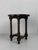 1950s Mid-Century French Carved Oak Side Table with Lotus Motif, 1950s For Sale - Image 5 of 18
