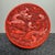 1970s 1970s Carved Cinnabar Lacquer Round Box, Dragon and Carp Among Waves, Lidded Scholar's Seal Paste Box For Sale - Image 5 of 9