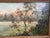 Early 19th Century Early 19th Century Lake & Woods Landscape Oil Painting With Deer and Birds For Sale - Image 5 of 12