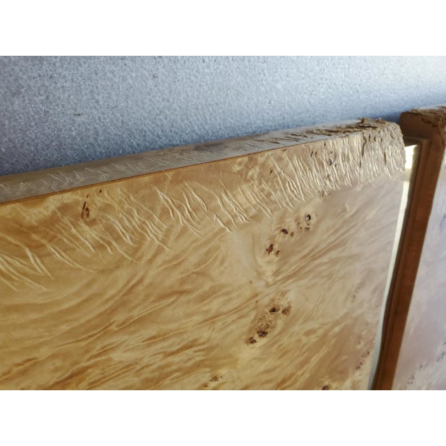 1970s Jack Cartwright for Founders Burlwood Full/Queen Headboard For Sale - Image 11 of 13