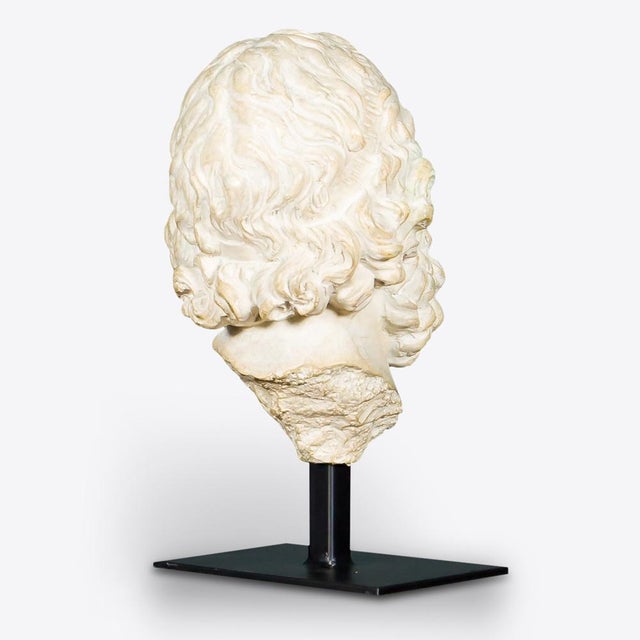 Our Spiro male bust sculpture is part of our decorative heads collection, ideal for sideboard, console and mantel styling....