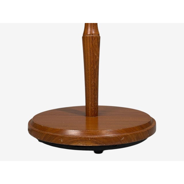 Swedish Modern, Adjustable Floor Lamp, Wood, Brass, Sweden, 1960s For Sale - Image 12 of 13