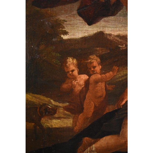 Guillaume Courtois / Il Borgognone, Diana & Cupid, 1650, Oil on Canvas For Sale - Image 8 of 15
