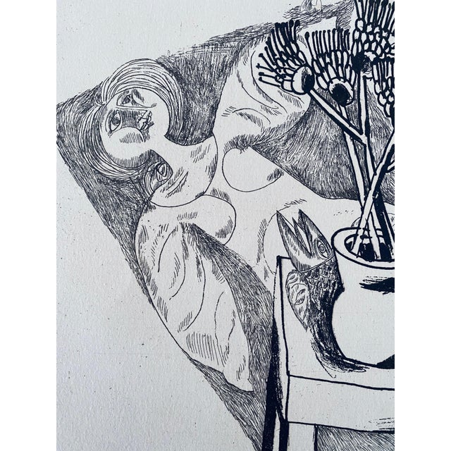 Naftali BezemIsraeli Judaica Etching Print Bezem For Sale In Miami - Image 6 of 7