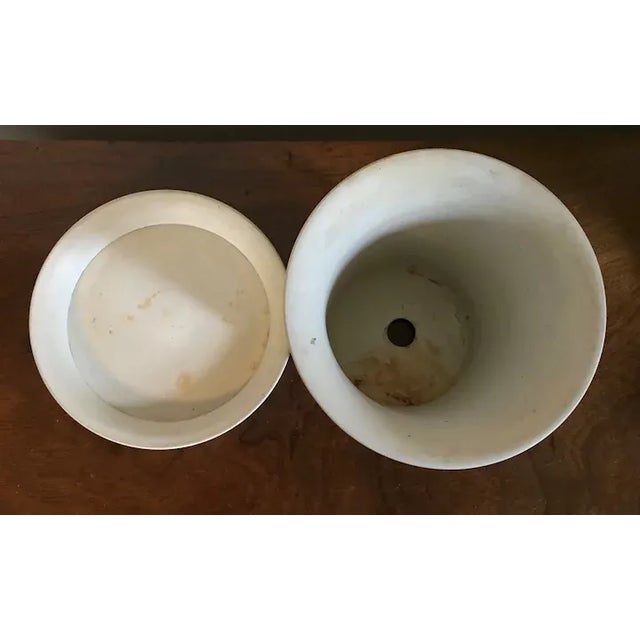 Wedgwood Antique 19th Century Wedgwood Jasperware Neoclassical Cachepot and Stand - A Pair For Sale - Image 4 of 13