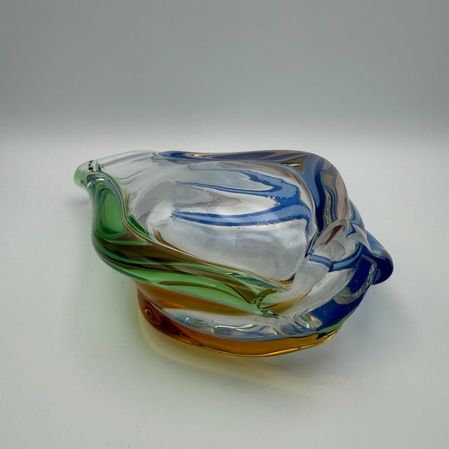 Glass Vase by Frantisek Zemek, 1960s For Sale - Image 11 of 12
