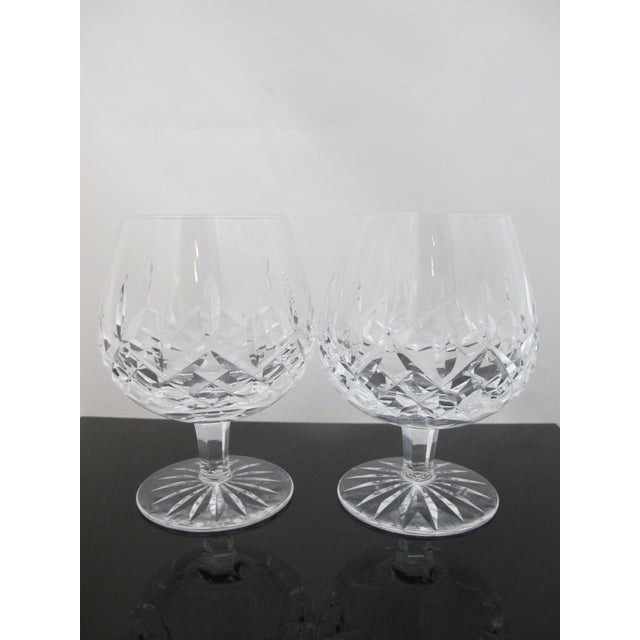 Lovely set of Waterford crystal Lismore pattern brandy snifters. This listing is for 2 glasses, but multiple sets are...