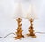 Sculptural Table Lamps with Plant Motifs by Georges Mathias, 1980s, Set of 2 For Sale - Image 3 of 17