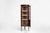 Vintage French Louis XV Style Corner Display Cabinet with Arched Glass, 1950s For Sale - Image 3 of 15