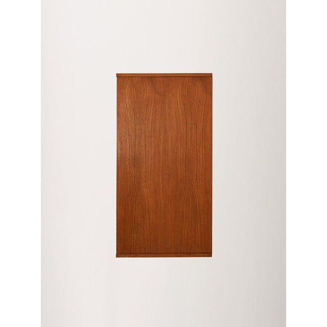 Brown Scandinavian Teak Chest of Drawers, 1950s For Sale - Image 8 of 9