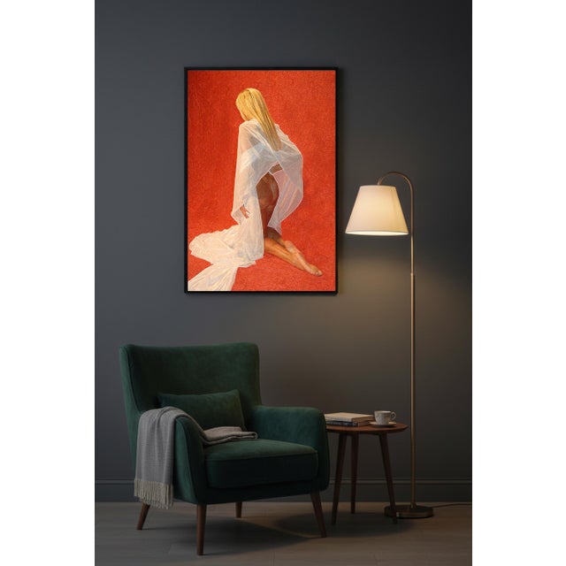 Vincenzo Marega, Composition 4, Nude, 2026, Giclee Print on Canvas For Sale - Image 3 of 4