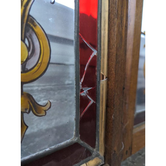 19th Century Stained Glass Windows, Set of 2, in Very Good conditions.