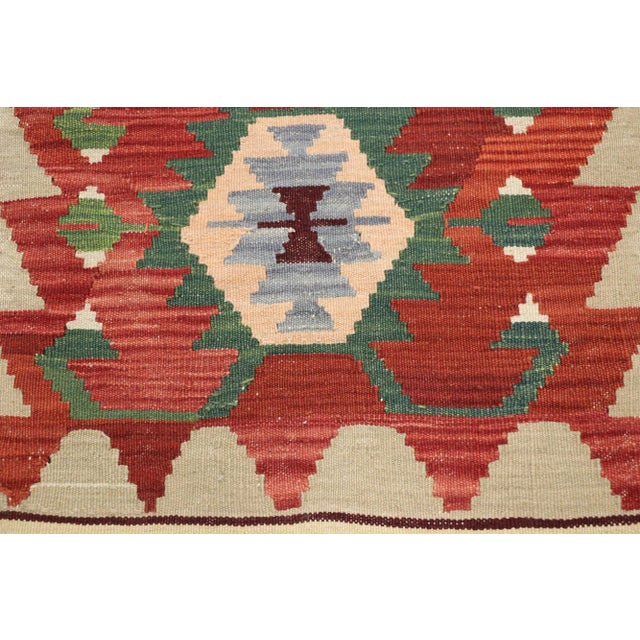 Vintage Persian Shiraz Kilim Rug - 02'00 X 02'10 For Sale - Image 4 of 9