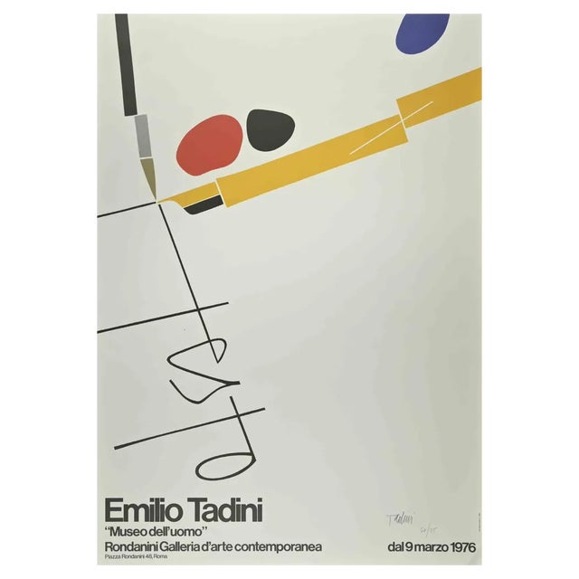 Emilio Tadini, Museum of Man, 1976, Screen Print and Lithograph For Sale