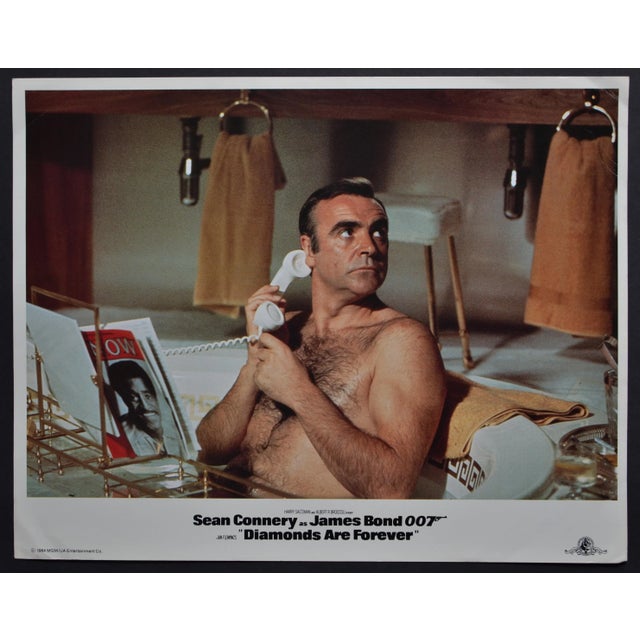 Original UK Lobby Card of Guy Hamilton´s movie ''James Bond 007 - Diamonds are forever'', UK 1971. Actors: Sean Connery...