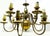 Vintage Metal Chandelier, Poland, 1980s, in Good conditions. Designed 1980 to 1989 European Plug (up to 250V).The wiring...