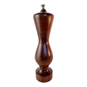 Signed Vintage Exotic Goncalo Alves Tigerwood Pepper Grinder – Studio Handcrafted Woodcraft