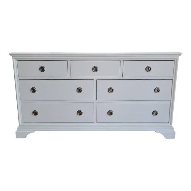 Vintage Chest of Drawers in White Wood Solid Wood by John Lewis, 2000s For Sale
