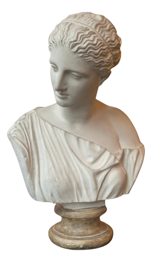 Louvre Museum Bust, 1900s, Plaster