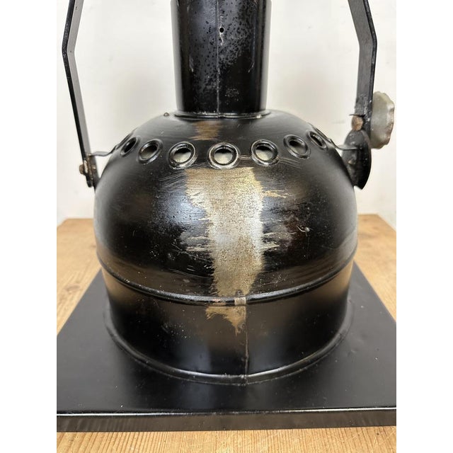 Vintage Black Theatre Spotlight, 1950s For Sale - Image 16 of 18
