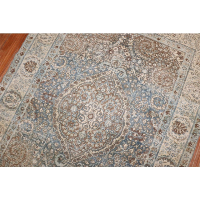 Early 20th Century Antique Persian Tabriz Carpet - 4'6" x 6'2" For Sale - Image 5 of 8